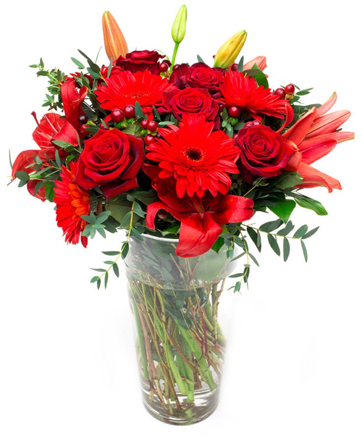 Valentine's Day Bouquet Valentines Day Bouquet, Valentines Day Flowers, Red Roses